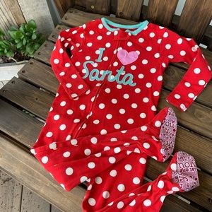 Carter’s I Love Santa Christmas Jammies